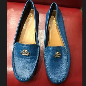 Coach Loafer Teal Blue